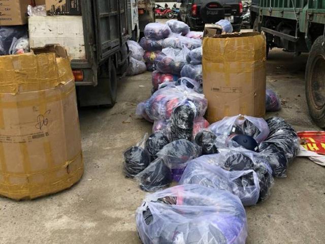 Nghệ An: Thu giữ 175 mũ bảo hiểm không rõ nguồn gốc