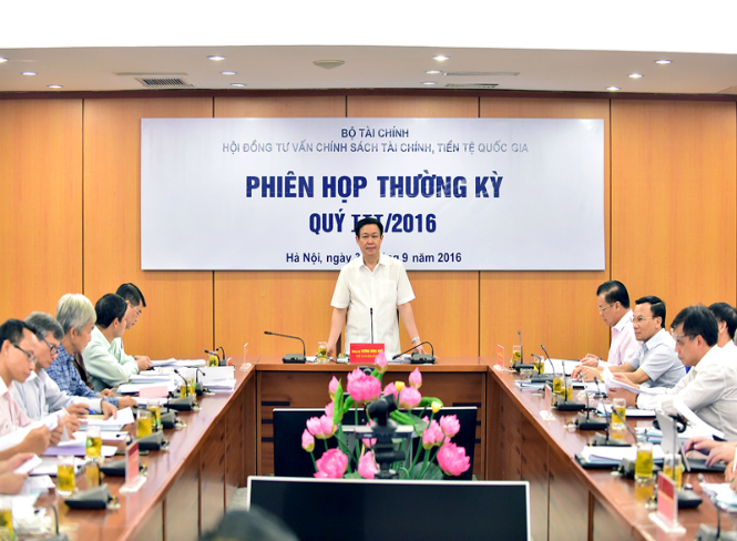 Hội đồng Tư vấn chính sách tài chính, tiền tệ quốc gia họp phiên thường kỳ quý 3
