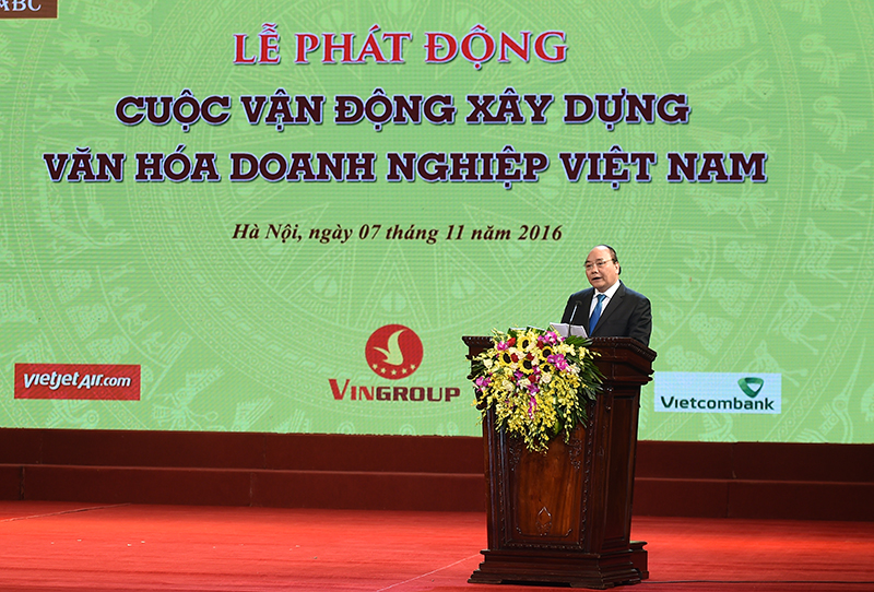 Thủ tướng Nguyễn Xuân Phúc phát động xây dựng văn hóa doanh nghiệp Việt Nam