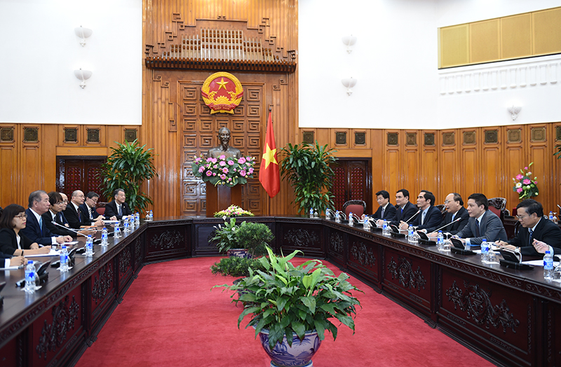 Thủ tướng Nguyễn Xuân Phúc tiếp khách quốc tế