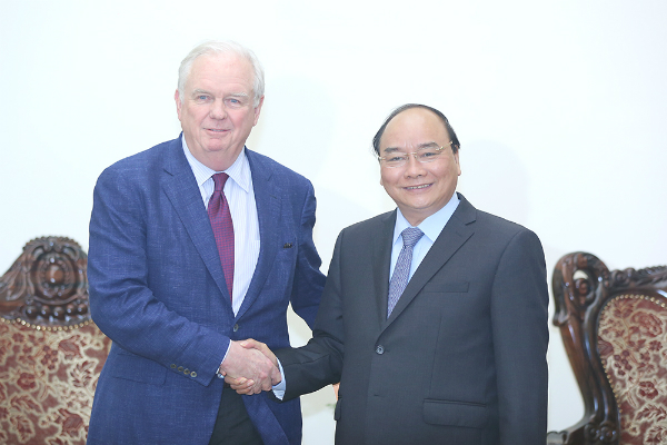 Thủ tướng tiếp giáo sư Đại học Harvard, Hoa Kỳ 