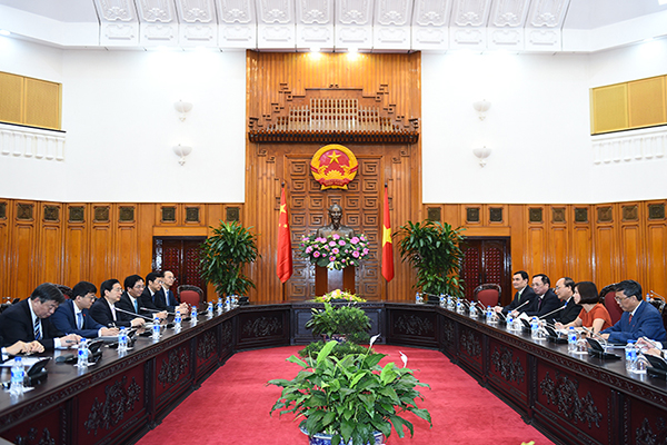 Thủ tướng Nguyễn Xuân Phúc tiếp Bộ trưởng Công an Trung Quốc và Phó Tư lệnh Cảnh sát Indonesia