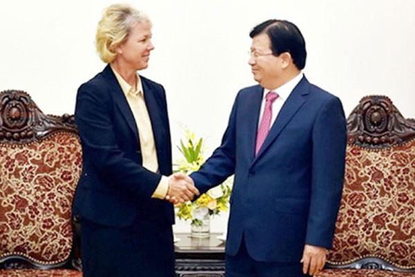 Phó Thủ tướng Trịnh Đình Dũng tiếp lãnh đạo Tập đoàn Siemens